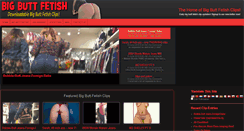 Desktop Screenshot of bigbutt-fetish.com